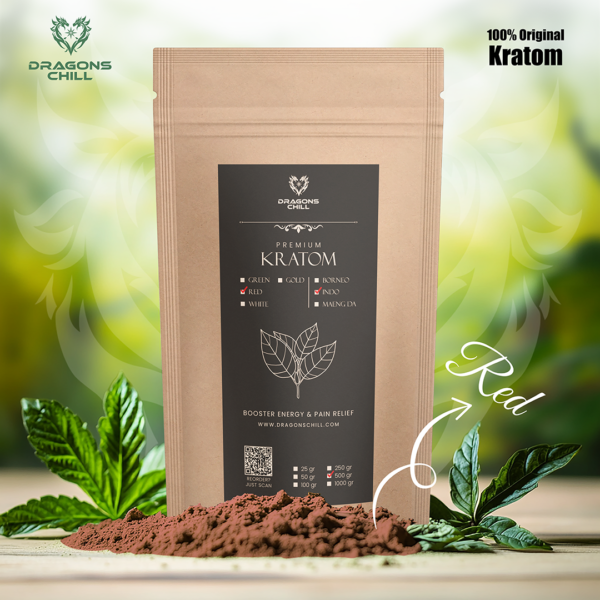 Premium Red Indo Kratom Leaf Powder
