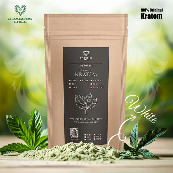 Premium White Maeng Da Kratom Leaf Powder